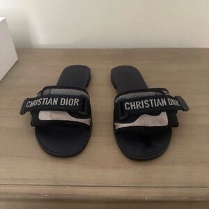 Dior evolution size 39 deep blue sandals